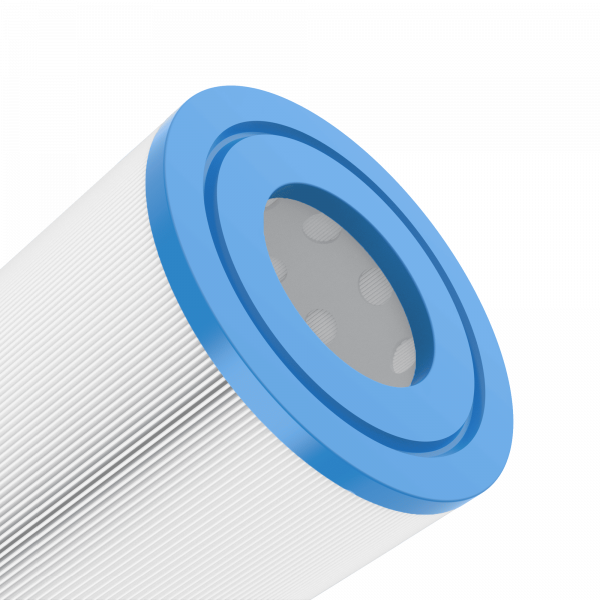 Top and bottom 1-15/16 inch open hole view of APC APCC7026 spa filter