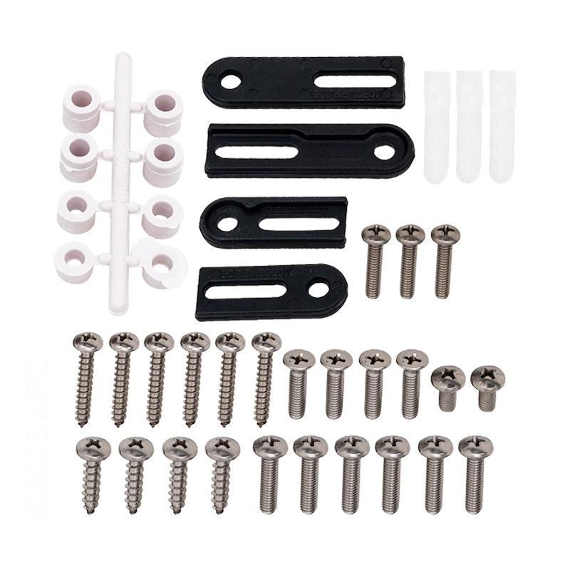AquaStar A10RCFR101 Pool Drain Cover - Mounting Hardware Kit with Screws and Anchors