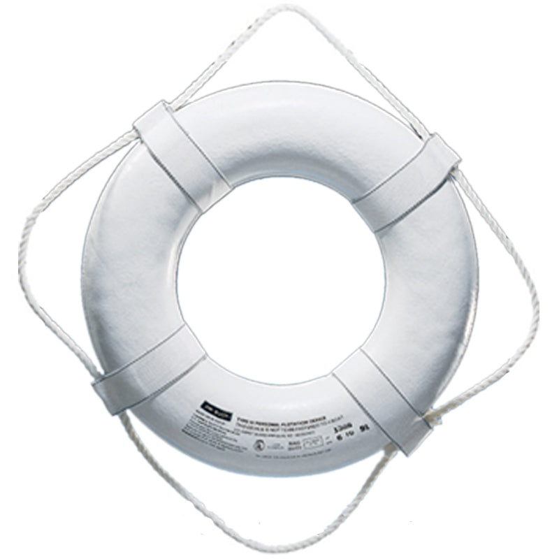 Cal-June Jim-Buoy CG19 19-inch USCG approved life ring buoy for pools and marine safety