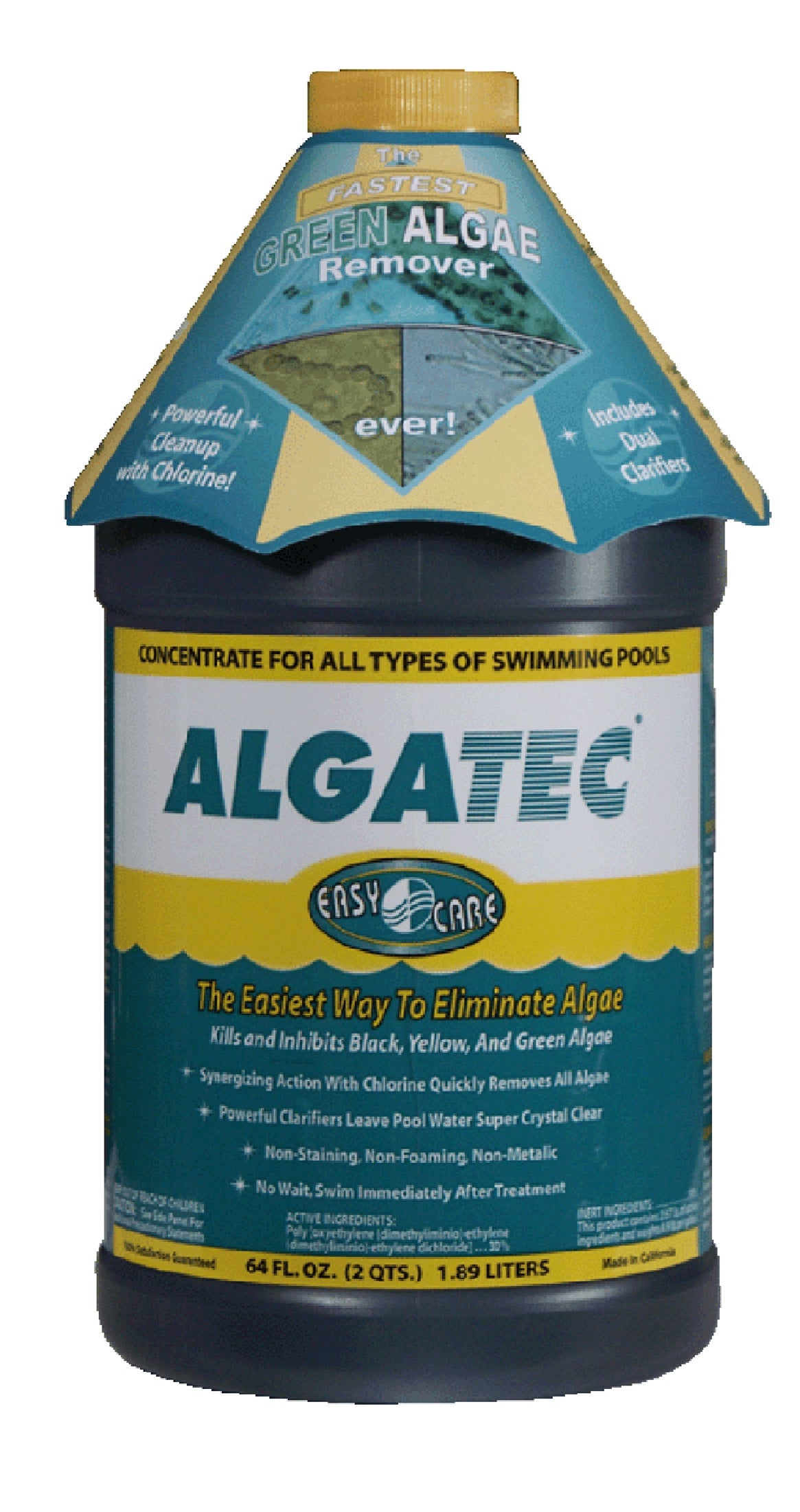 EasyCare Algatec Super Algaecide & Clarifier 64 oz Bottle - 10064