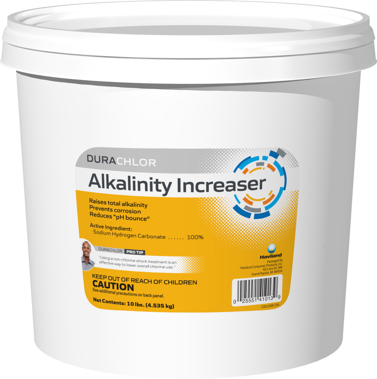 Haviland DuraChlor C002669-CS74C1 Alkalinity Increaser 10 lb Pail - Raises Total Alkalinity in Pool Water