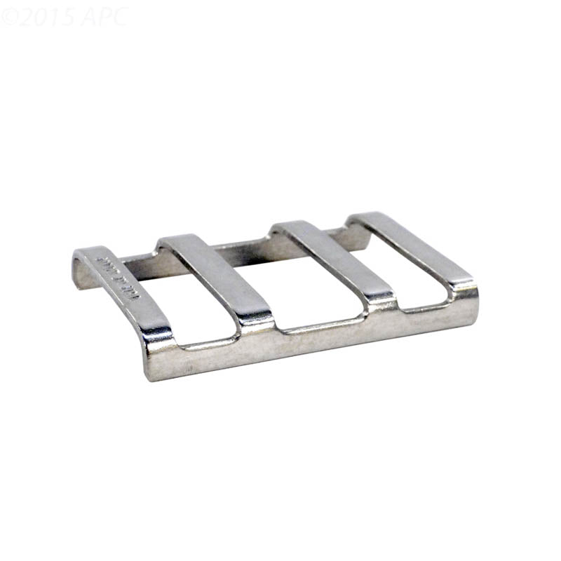 Set of 5 genuine Loop-Loc LLSSB stainless steel replacement buckles for 1-inch pool safety cover straps.
