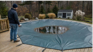 How I Fix a Sagging Winter Pool Cover
