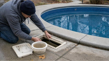 How I Protect a Pool Skimmer from Freezing