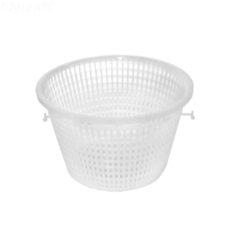 Aladdin B-133 white replacement skimmer basket for Sylvan 59200107 applications.