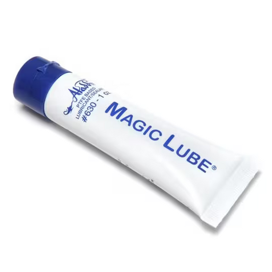 Aladdin Magic Lube 630 PTFE Teflon-based 1oz lubricant tube for pool O-rings and gaskets.