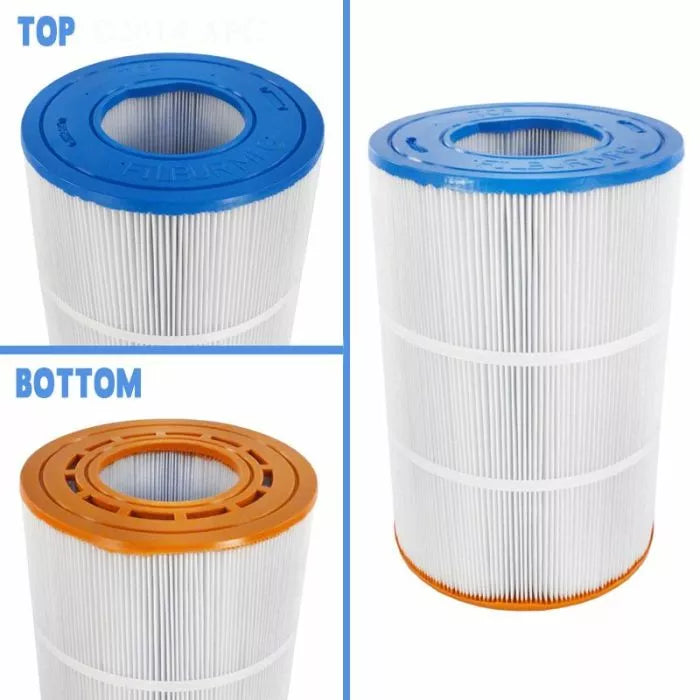 APC APCC7192 inner replacement filter for Sta-Rite System:3 S8M150, featuring the 4 3/16 inch key-hole bottom and 50 sq ft of filtration media.
