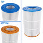 APC APCC7192 inner replacement filter for Sta-Rite System:3 S8M150, featuring the 4 3/16 inch key-hole bottom and 50 sq ft of filtration media.