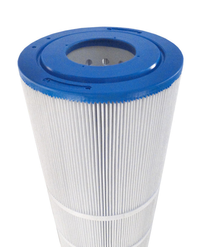 APC APCC7296 pool filter cartridge with 105 sq ft of 4oz media and 3-inch open hole end caps, compatible with Pentair Clean & Clear Plus 420 and Waterway Crystal Water 425.