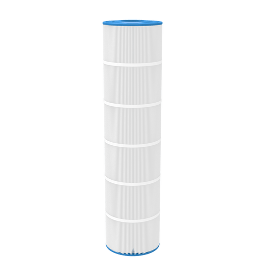 Full-length view of the APC APCC7605 replacement pool filter cartridge, 32 1/16 inches long, 125 sq ft, compatible with Pentair Clean & Clear 125.