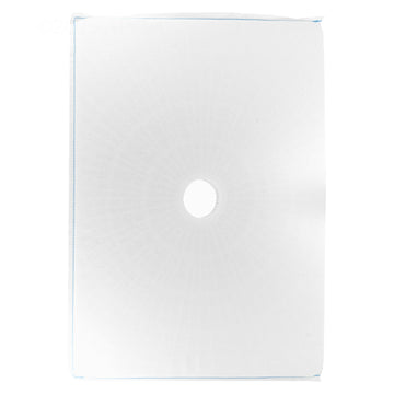 APC APCFGR13 24x17.5 rectangular DE filter grid with center hub port for Anthony and Apollo, front view