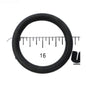 APC APCO2445 SPX735G Valve O-Ring black nitrile rubber replacement seal shown with a ruler for scale.