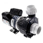 Aqua-Flo Flo-Master XP2 2HP 230V 2-Speed Spa Pump (AF061205002040) — Complete unit profile showing the black motor assembly and front wet end suction port on a white background.