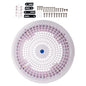 AquaStar A10RCFR101 10" Round Sumpless VGB Pool Drain Cover White - Complete Kit
