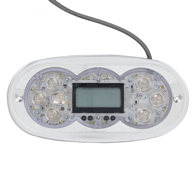 Balboa BP7 G6406 TP600 6-Button LCD Topside Panel Close-Up - Hot Tub Control Interface