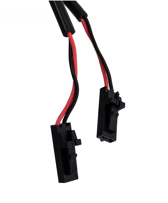 Detail view of the dual integrated M7 sensors for temperature and flow monitoring.