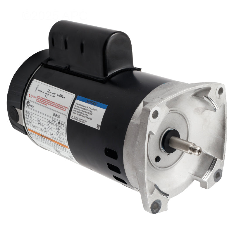 Century B2855 2HP square flange replacement pool pump motor for in-ground pumps