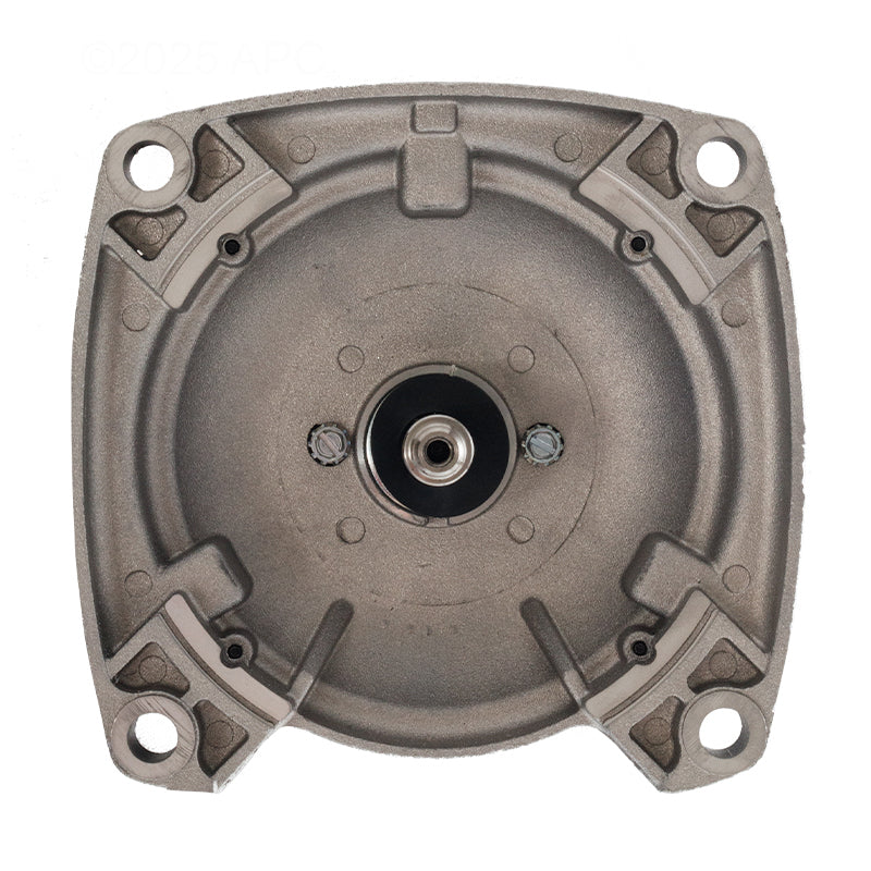 Front view of the Century HSQ125 threaded stainless-steel motor shaft