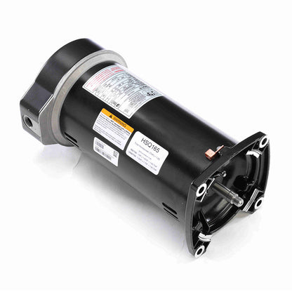 Top angle view of the Century Centurion Pro HSQ165 1.65 HP pool pump motor showcasing the threaded shaft