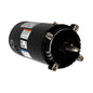 Front angled view of genuine Century UST1152 1.5 HP 56J C-face threaded shaft pool pump motor