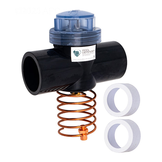 CMP 25810-400-050 Pool Defender Zinc Anode with Bonding Wire Front View