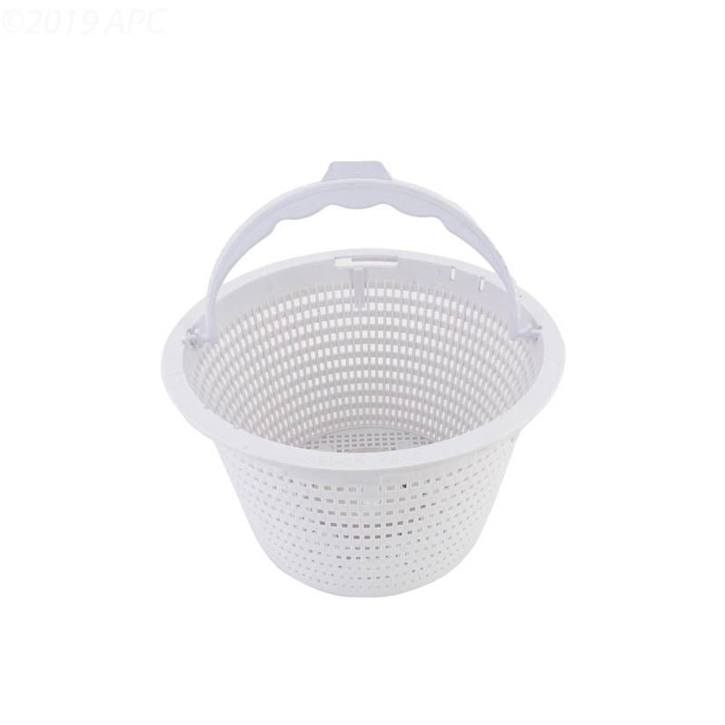 Front view of the CMP 27180-009-000 replacement skimmer basket for Hayward SP1070 and Sta-Rite U-3.