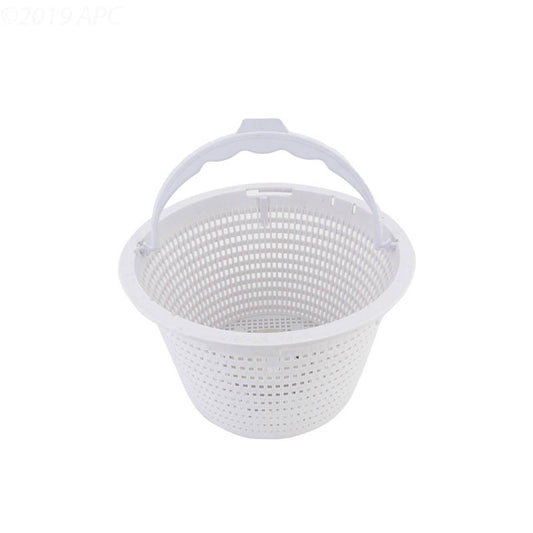 Front view of the CMP 27180-009-000 replacement skimmer basket for Hayward SP1070 and Sta-Rite U-3.