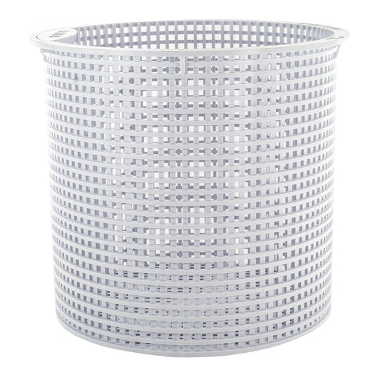 Front view of the CMP 27180-163-000 replacement skimmer basket for Kafko Equator pool skimmers.