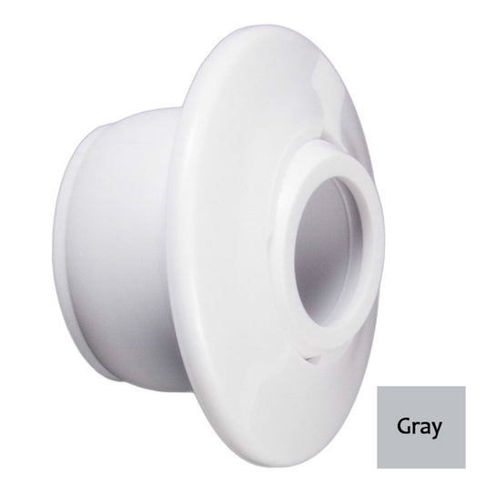 CMP 25559-001-000 Aussie Insider self-aligning eyeball fitting in gray, shown in white with Gray swatch.