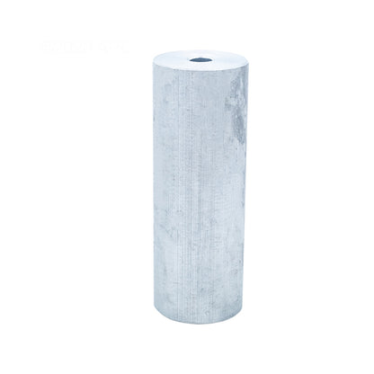 Front view of the silver CMP Pool Defender Compact Replacement Zinc Anode Element (25810-400-950)