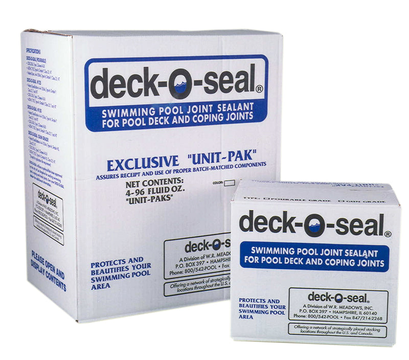 Deck-O-Seal 96JF4G Gray Pool Deck Joint Sealant - Complete 96 oz Kit