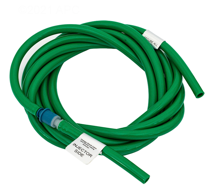 DEL 9-0770-01 Ozone Supply Check Valve and 10-foot Green Delivery Tubing Assembly for Eclipse Ozone Generators