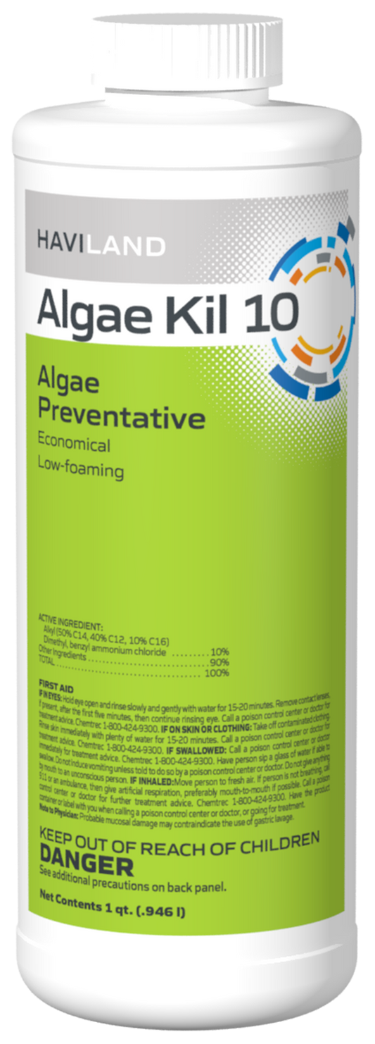DuraChlor Algae Kil 10 C003006-CS20Q 1 Quart Pool Algaecide - 10% Quat Formula