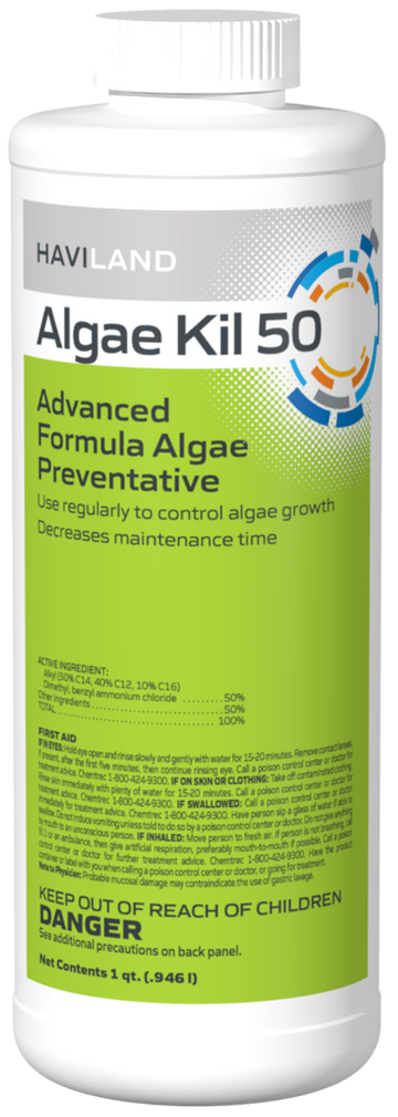 DuraChlor Algae Kil 50 C003007-CS20Q 1 Quart Pool Algaecide - 50% Quat Formula