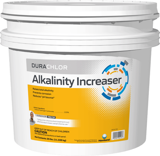DuraChlor Alkalinity Increaser C002669-PL25 25 lb Pail - Pool Total Alkalinity Booster 100% Sodium Bicarbonate