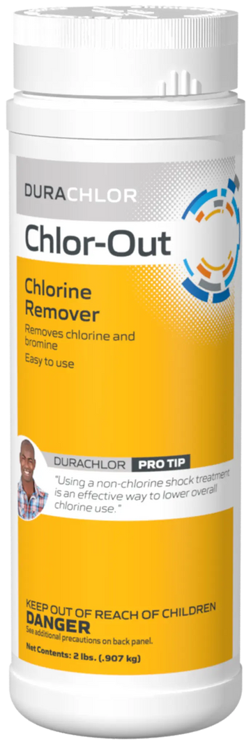 DuraChlor Chlor-Out C002833-CS20B2 2 lb Canister - Pool Chlorine & Bromine Remover Sodium Thiosulfate