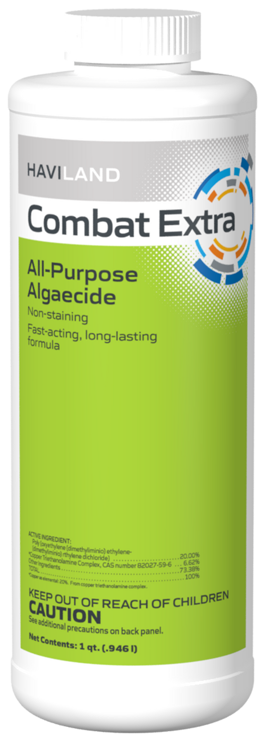 DuraChlor Combat Extra C002909-CS20Q 1 Quart Pool Algaecide - Polymer + Copper Complex