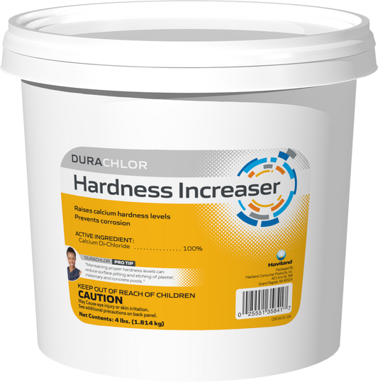 DuraChlor Hardness Increaser C002711-CS77C1 4 lb Pail - Pool Calcium Hardness Increaser 100% Calcium Di-Chloride