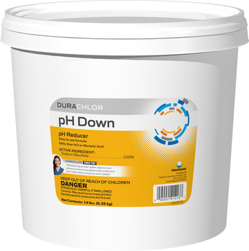 DuraChlor pH Down C002599-CS74C2 14 lb Pail - Granular Pool pH Reducer 100% Sodium Bisulfate Dry Acid