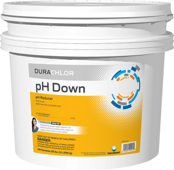 DuraChlor pH Down C002599-PL25 25 lb Pail - Granular Pool pH Reducer 100% Sodium Bisulfate Dry Acid