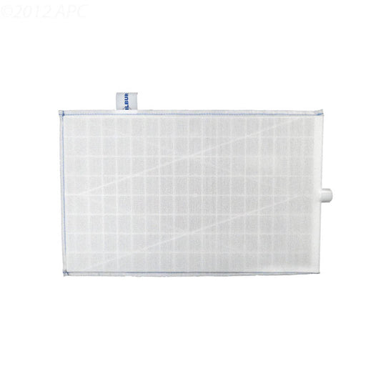 Filbur APCFGR43 18x11 rectangular DE filter grid with center port for Sta-Rite, front view
