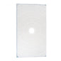 Filbur FC-9740 24x13.5 rectangular DE filter grid with center hub port for Anthony Apollo, front view