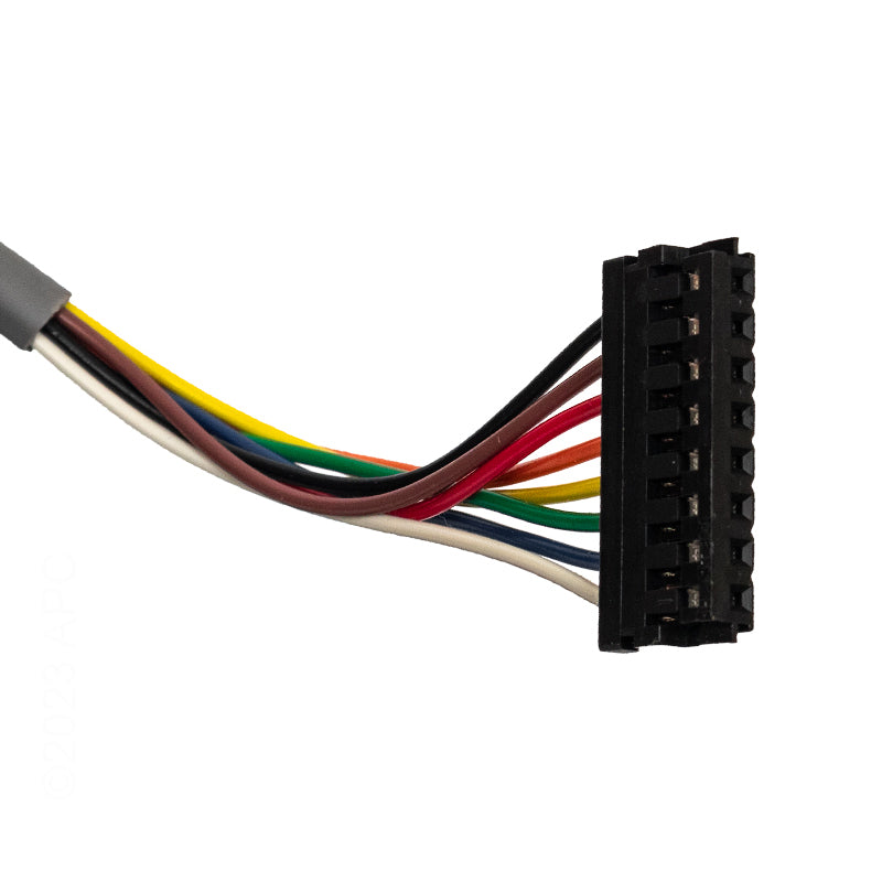 Gecko Heat.Wav IN.YJ 4KW Spa Heater (0613-421009) - Close-up of the multi-pin sensor cable plug connector