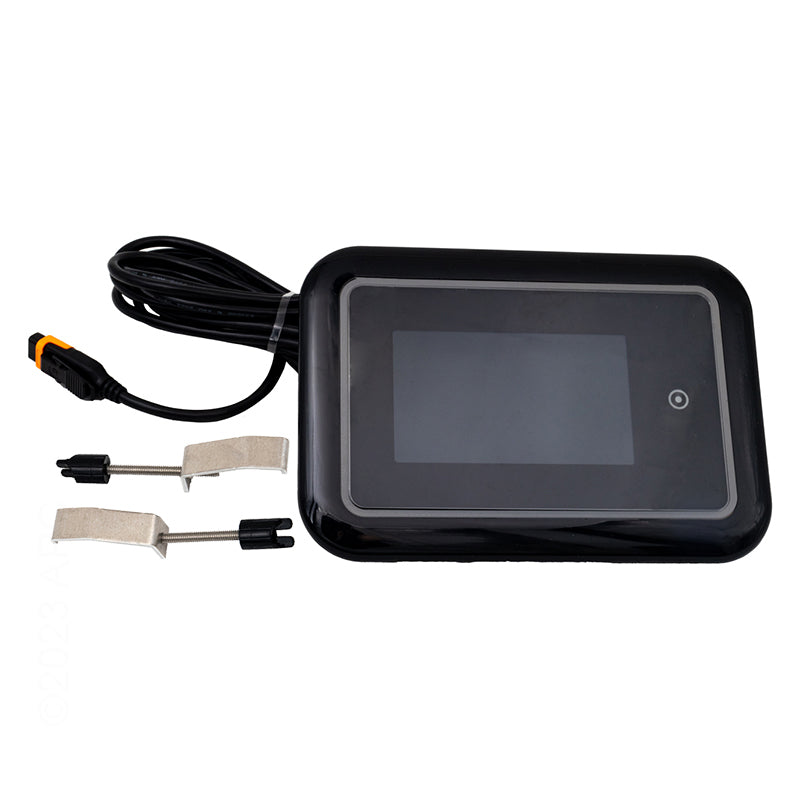 Gecko IN.K1000 Touchscreen Spa Keypad (0607-005033) - Complete kit including topside control, cord, and mounting brackets