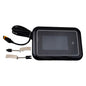 Gecko IN.K1000 Touchscreen Spa Keypad (0607-005033) - Complete kit including topside control, cord, and mounting brackets