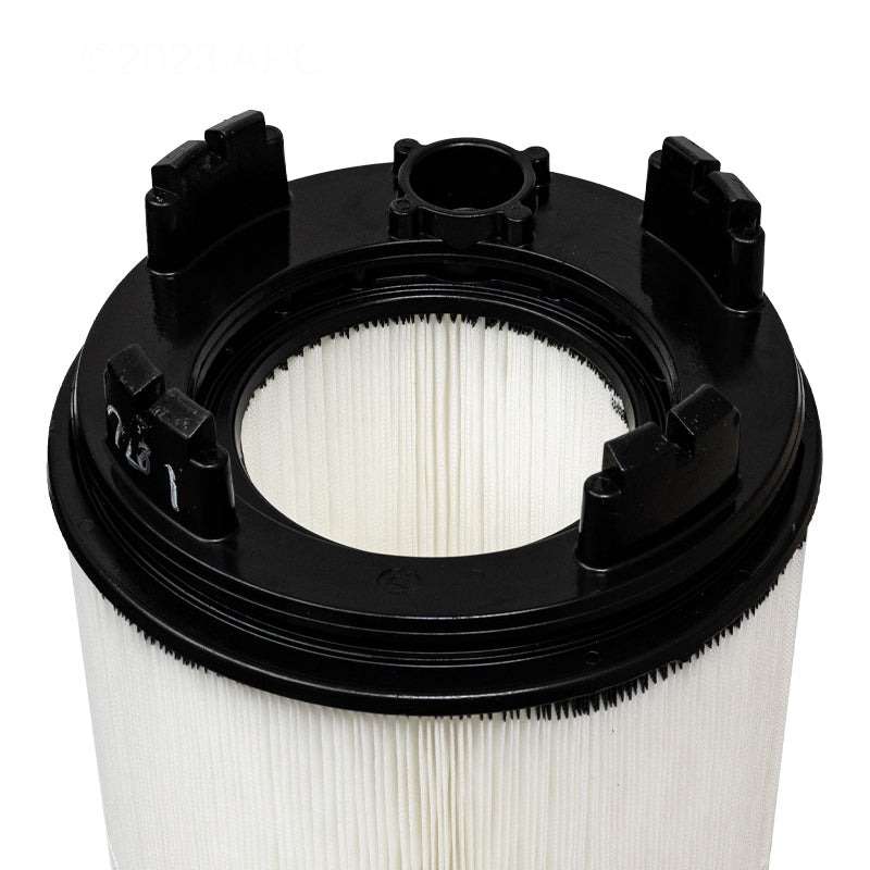 Bottom view of Genuine Pentair 25021-0202S Inner Cartridge showing the reinforced end cap for Sta-Rite System 3 S8M150 filters.