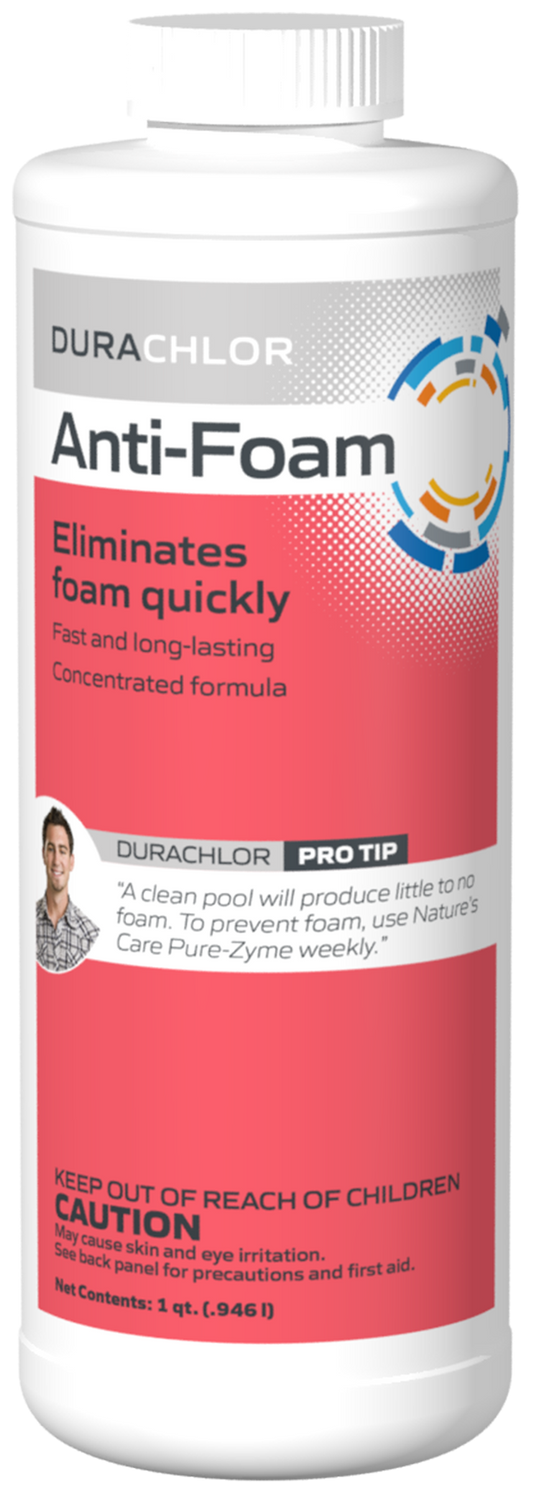 Haviland DuraChlor Anti-Foam and Spa Foam Eliminator 1 Quart for Pools and Hot Tubs