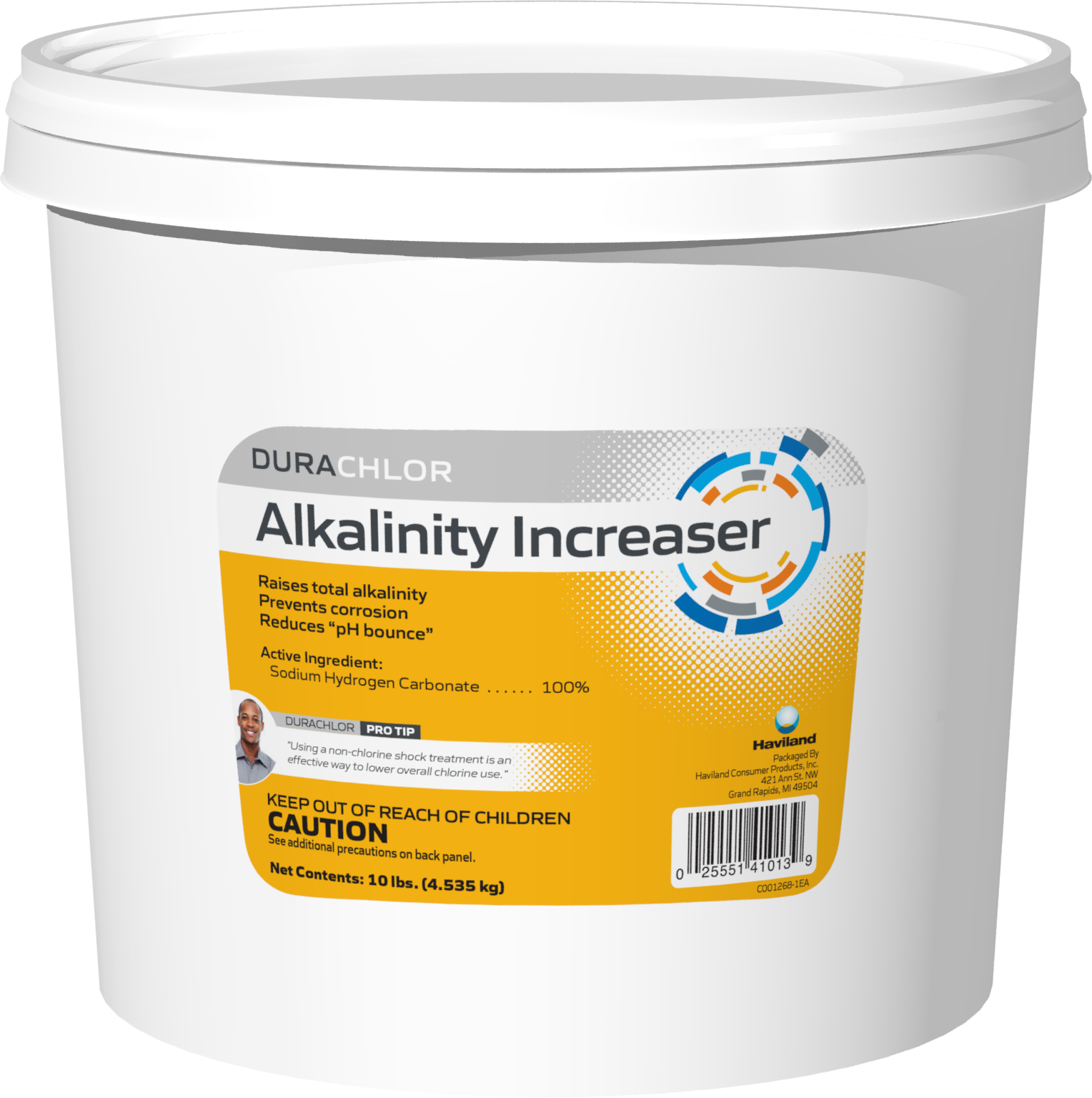 Haviland DuraChlor C002669-CS74C1 Alkalinity Increaser 10 lb Pail - Raises Total Alkalinity in Pool Water