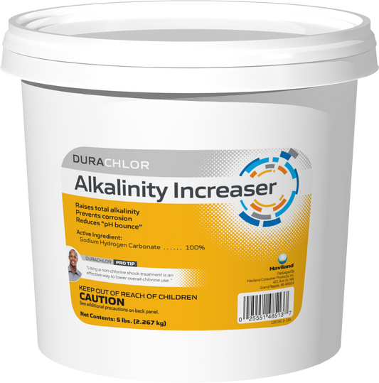 Haviland DuraChlor C002669-CS77C2 Alkalinity Increaser 5 lb Pail - Raises Total Alkalinity in Pool Water