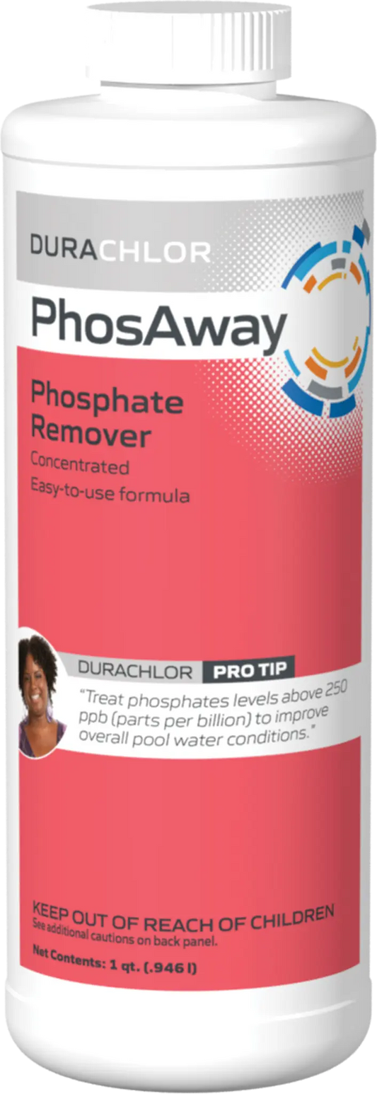 Haviland DuraChlor PhosAway Pool Phosphate Remover, 1 Quart Bottle for Algae Prevention